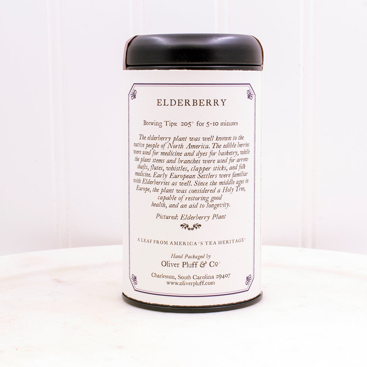 Elderberry Teabags in Signature Tin
