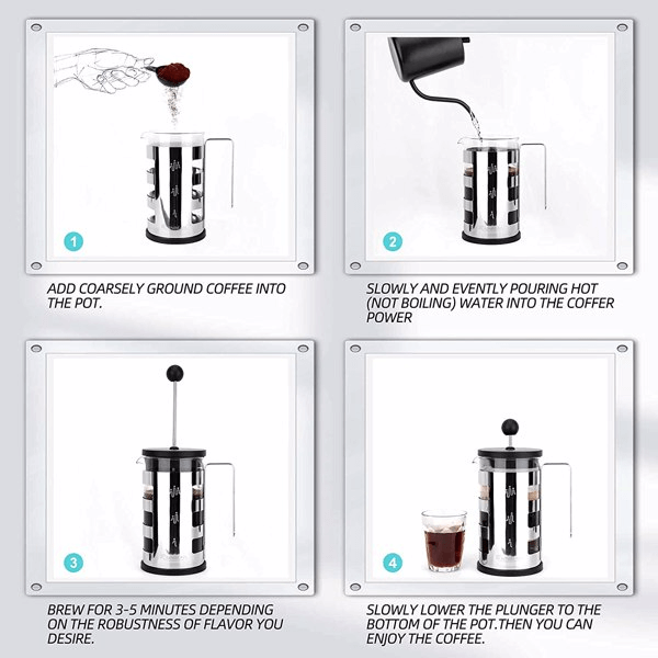 600 ml French Press Coffee Maker