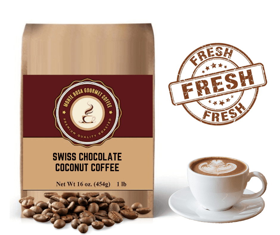 Swiss Chocolate Coconut Flavored Coffee