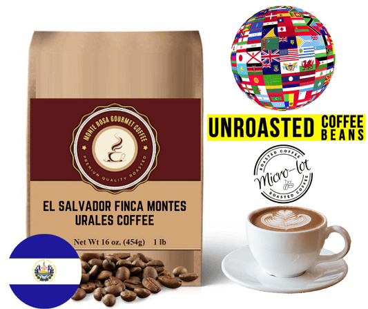 El Salvador Finca Montes Urales Coffee - Green/Unroasted