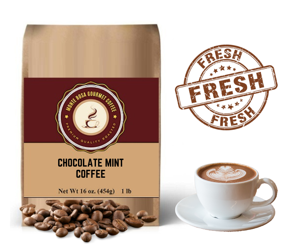 Chocolate Mint Flavored Coffee