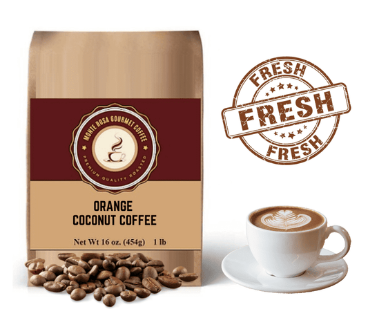 Orange Coconut Flavored Coffee