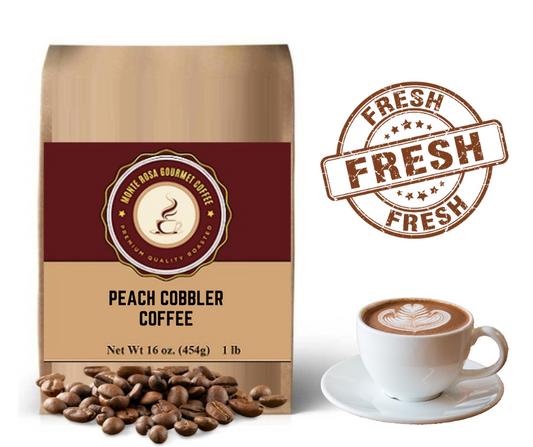 Peach Cobbler Flavored Coffee